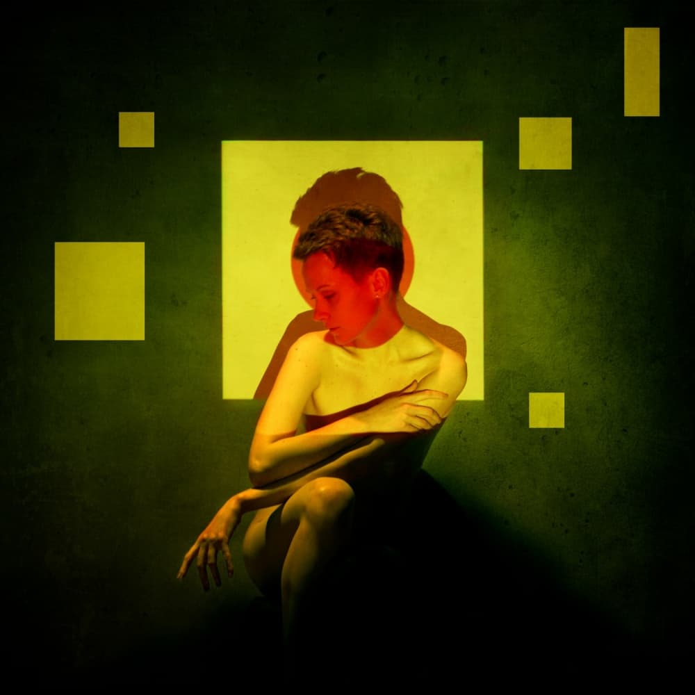 Contemplative Geometric Figure by Yaroslav Vasiliev-Apostol — canvas wall art