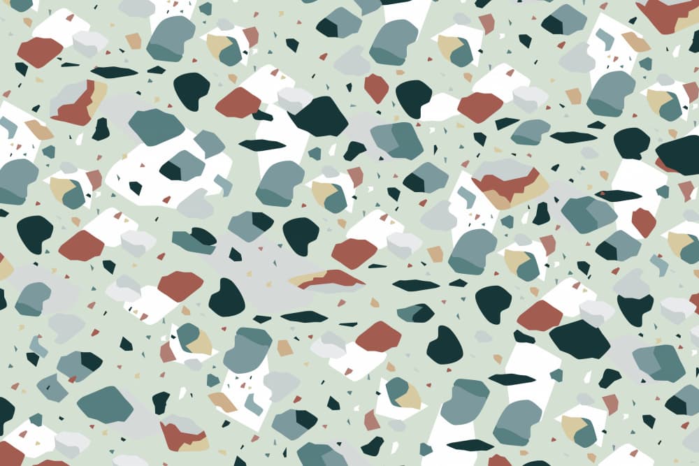 Modern Terrazzo Mosaic by Sue Skellern — canvas wall art