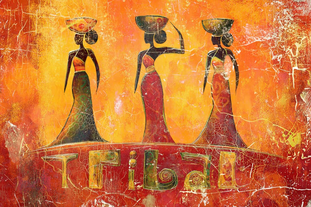 African Tribal Women by Rafal Kulik — canvas wall art