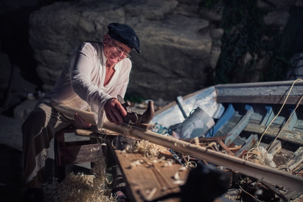 Artisan at Work by Petar Lupic — canvas wall art