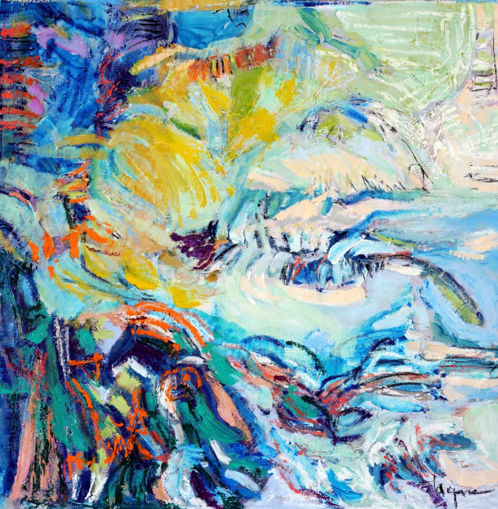 Flowing Hues by Dorothy Fagan — canvas wall art