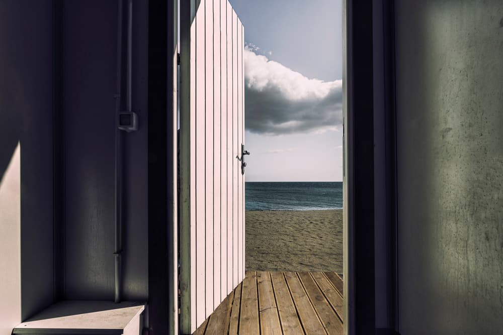 Open Door Beach View by Emilio Pino — canvas wall art