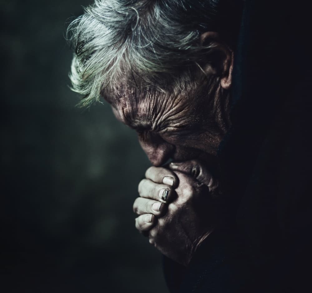 Solemn Silent Prayer by Koki Jovanovic — canvas wall art