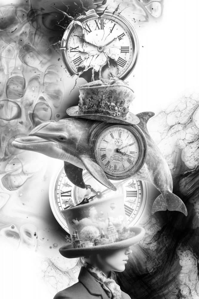 Surreal Time Journey by Rafal Kulik — canvas wall art