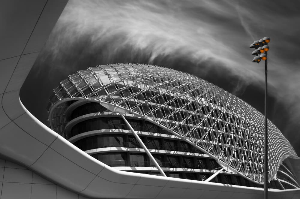Sleek Modern Dome by Hans-Wolfgang Hawerkamp — canvas wall art