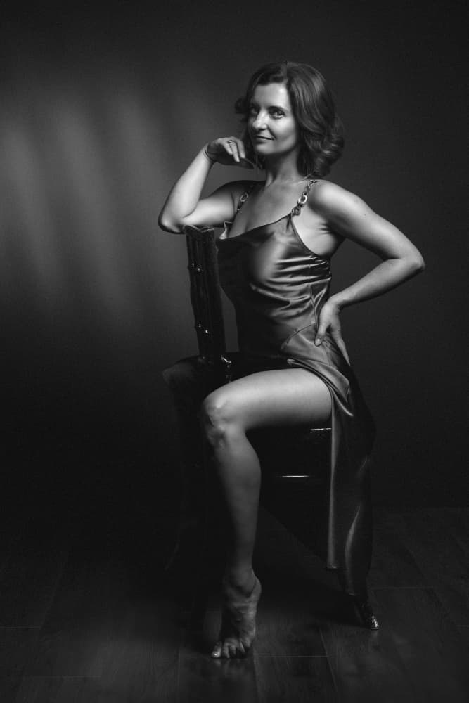 Elegant Sensual Portrait by Robert Girmencea — canvas wall art
