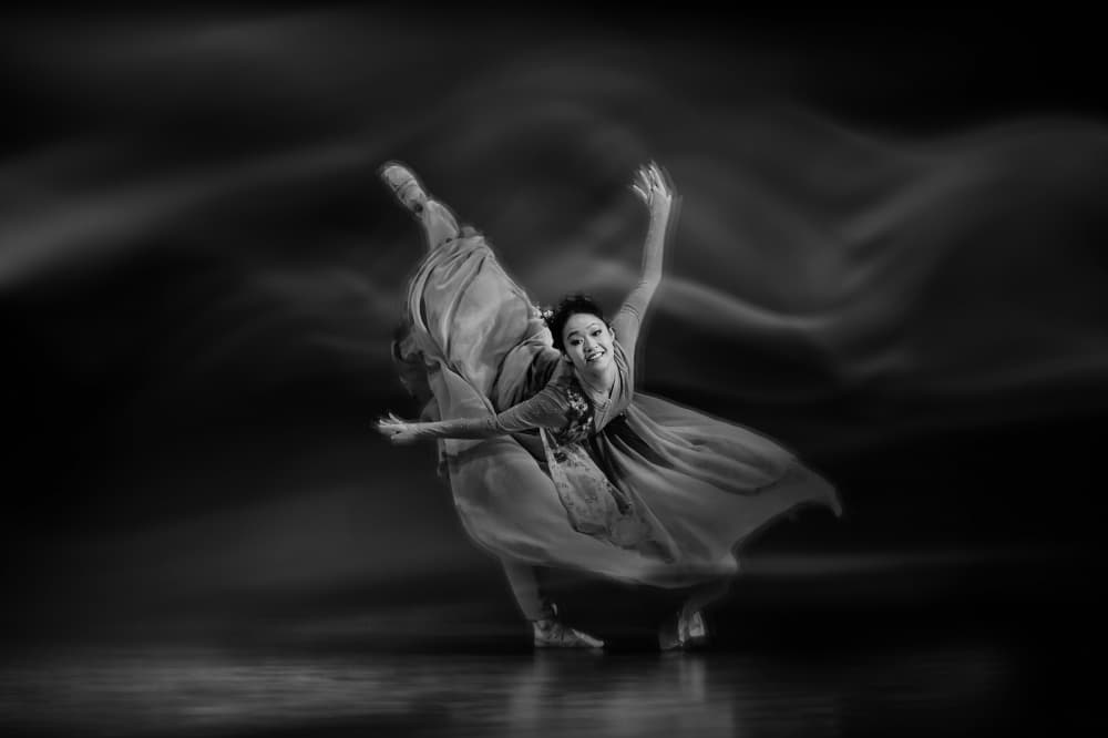 Elegant Dance Motion by Rob Li — canvas wall art