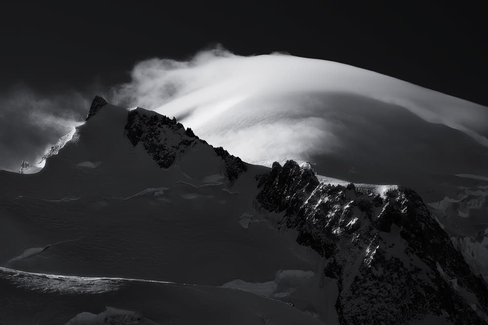 Dramatic Alpine Peaks by Milos Lach — canvas wall art