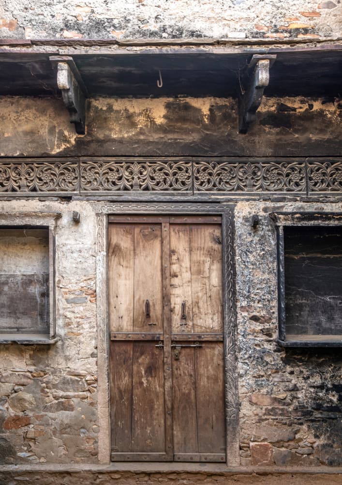 Rustic Heritage Door by Shot by Clint — canvas wall art