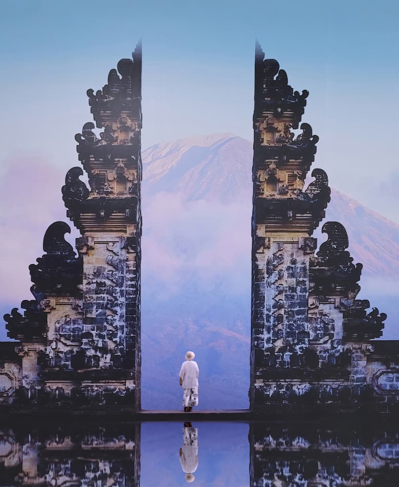 Gate to Mount Agung by Jie Jin — canvas wall art