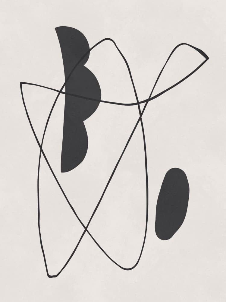 Modern Minimal Shapes by Vitor Costa — canvas wall art