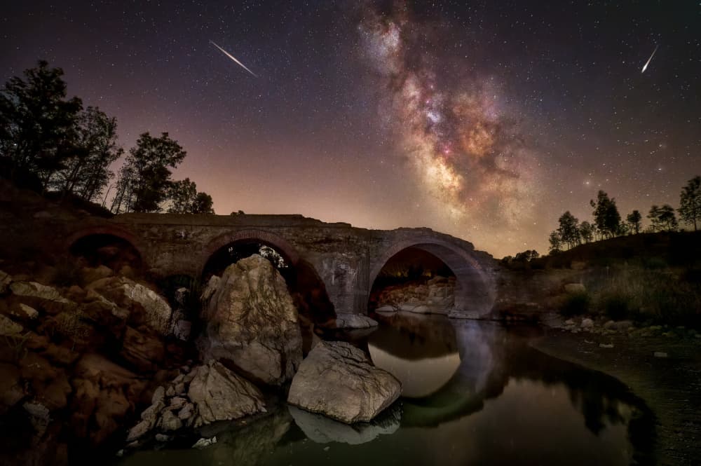 Milky Way Bridge by Juan Luis Seco — canvas wall art
