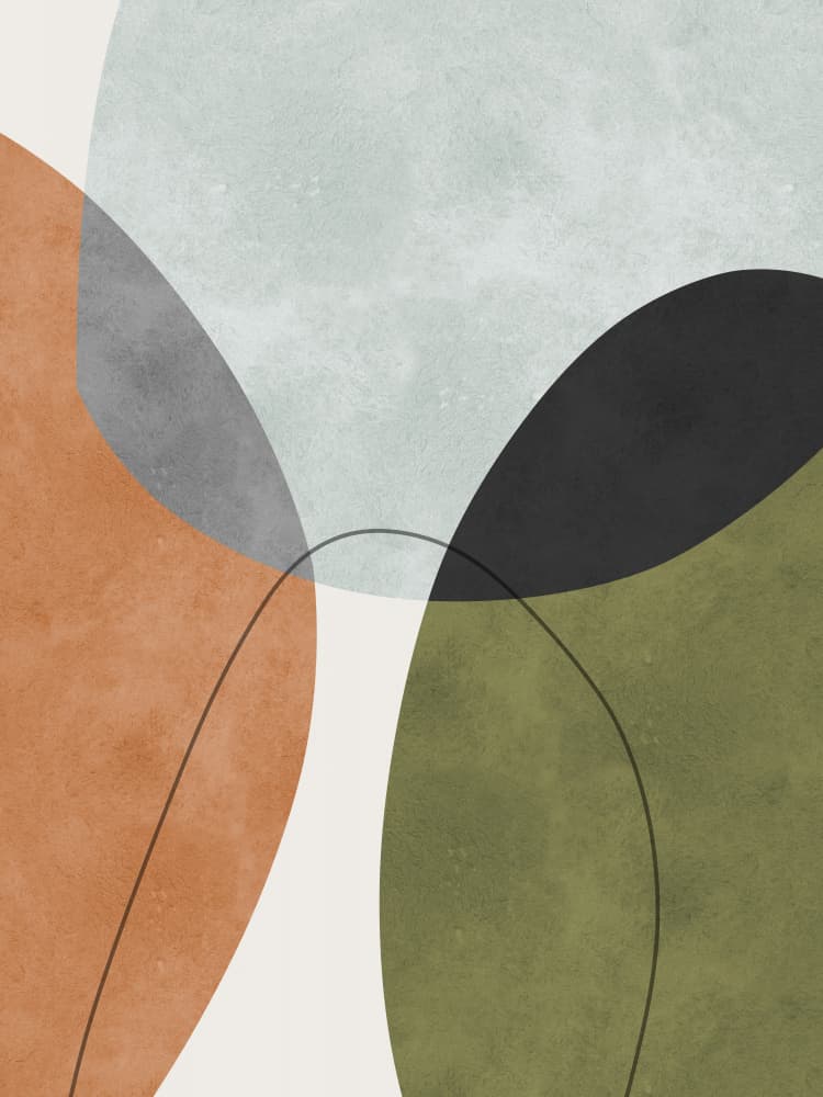 Modern Organic Curves by Vitor Costa — canvas wall art