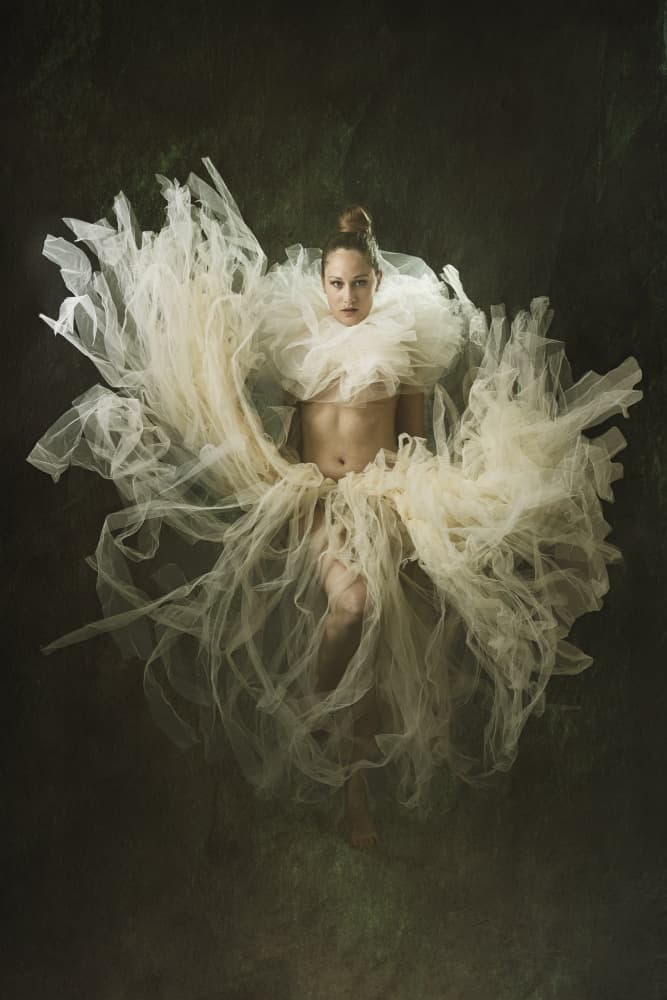 Ethereal Tulle Woman by Eddie Kavanagh — canvas wall art