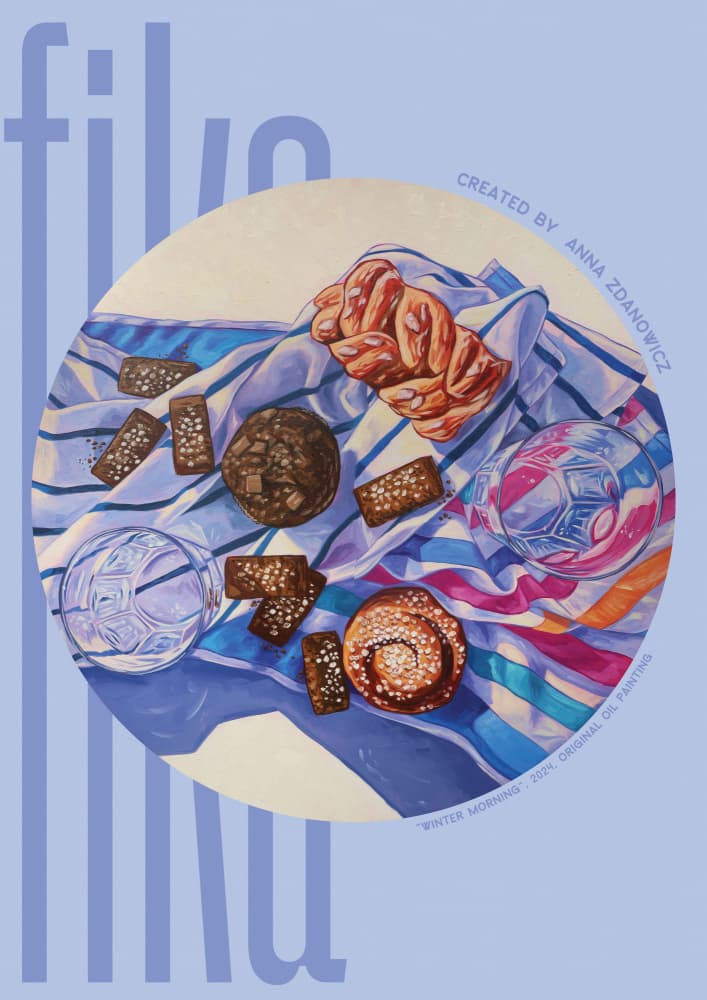 Cozy Morning Pastries by Anna Zdanowicz — canvas wall art