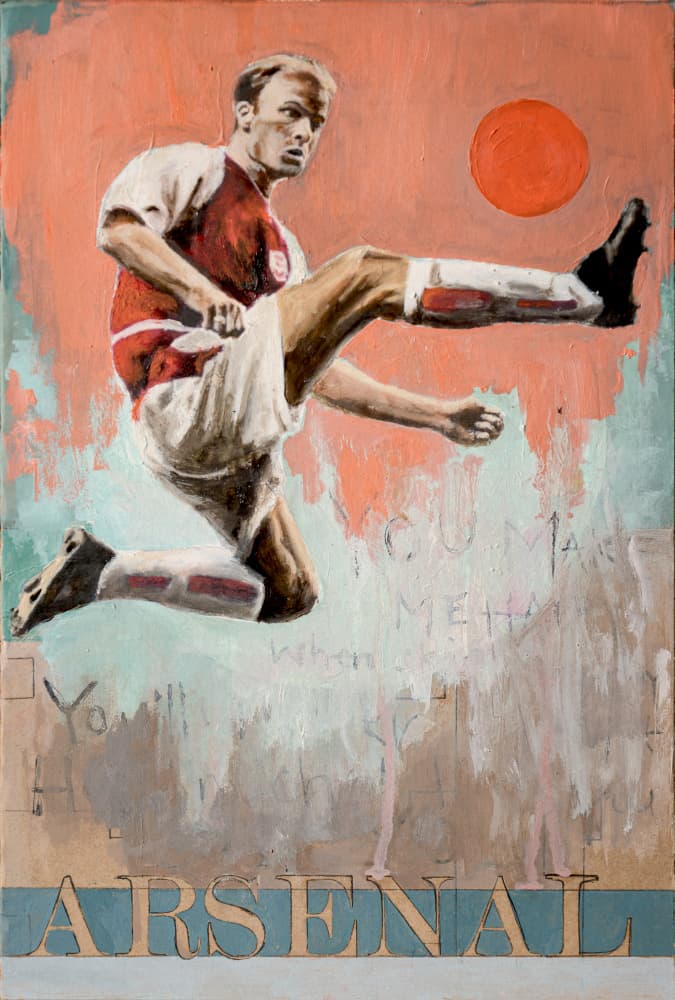 Dynamic Soccer Kick by David Diehl — canvas wall art