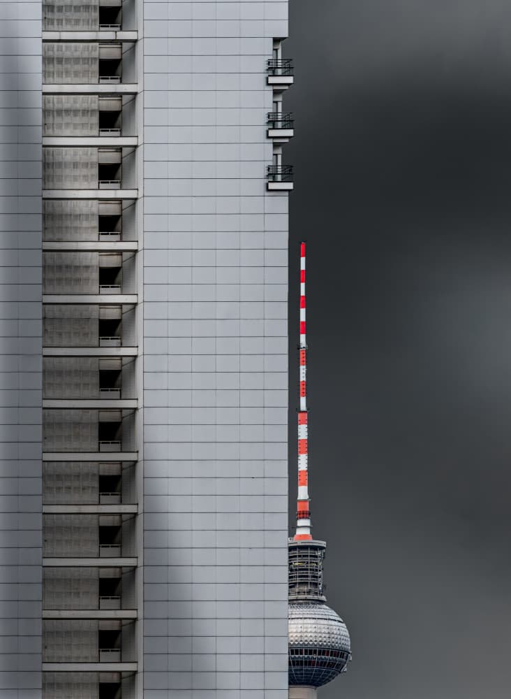 Berlin Tower Geometry by Stephan Rückert — canvas wall art