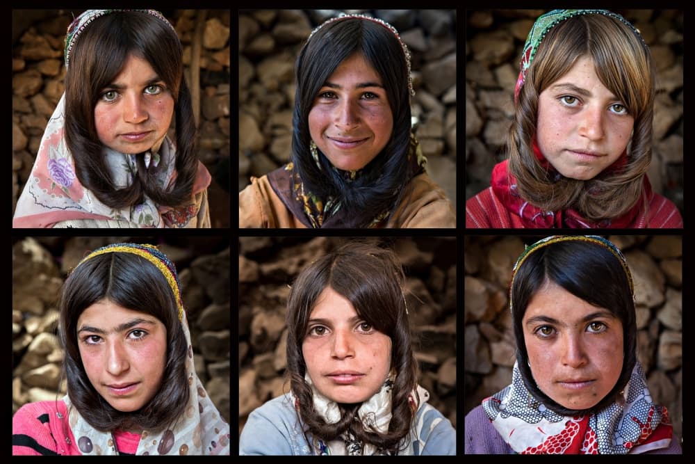 Portraits Of Village Girls by Mohammadreza Momeni — canvas wall art