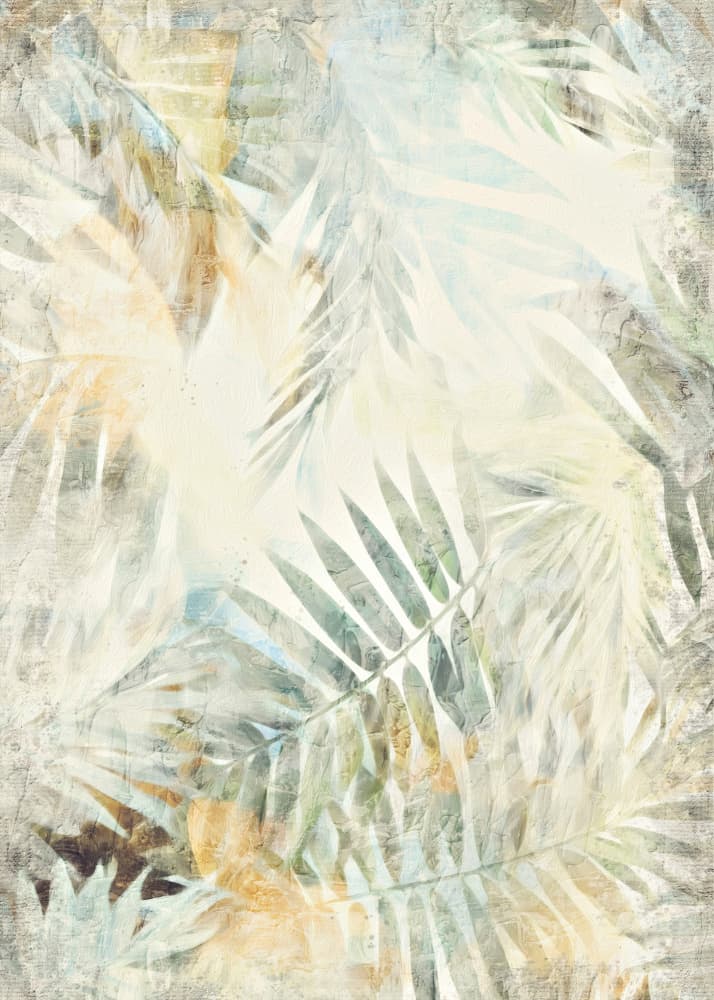 Soft Tropical Leaves by Rafal Kulik — canvas wall art