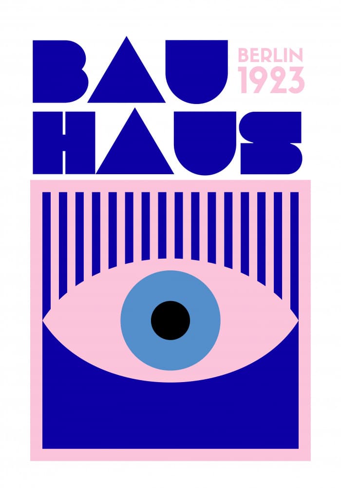 Bauhaus Eye by Athene Fritsch — canvas wall art