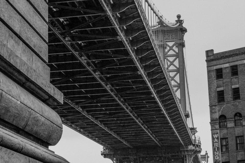 Under Manhattan Bridge by Rikard Ekstrand — canvas wall art