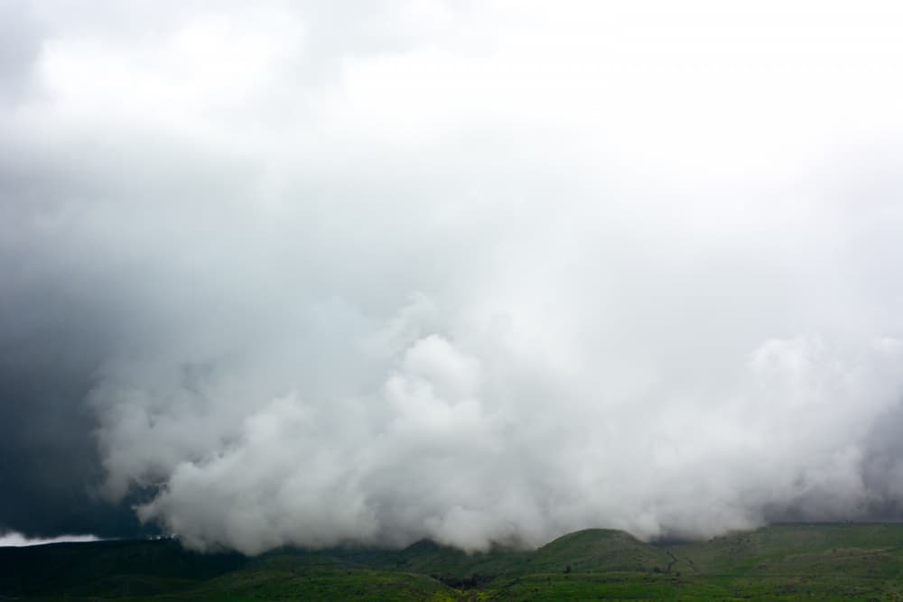 Dramatic Hillside Clouds by Tal Paz-Fridman — canvas wall art