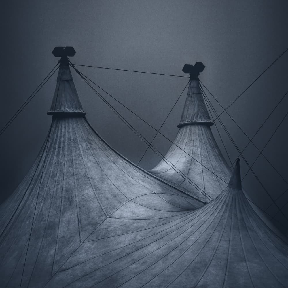 Architectural Tent Peaks by Klaus Lenzen — canvas wall art