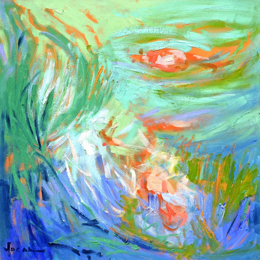 Koi Serenity by Dorothy Fagan — canvas wall art