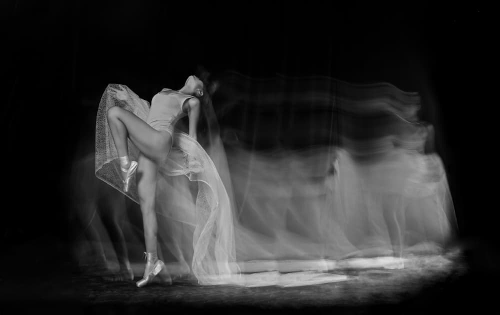 Ethereal Ballet Movement by Tran Van Truong — canvas wall art