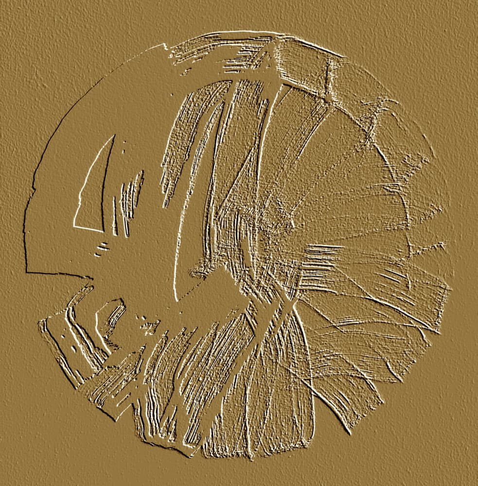 Textured Organic Flow by Santhosh ch — canvas wall art