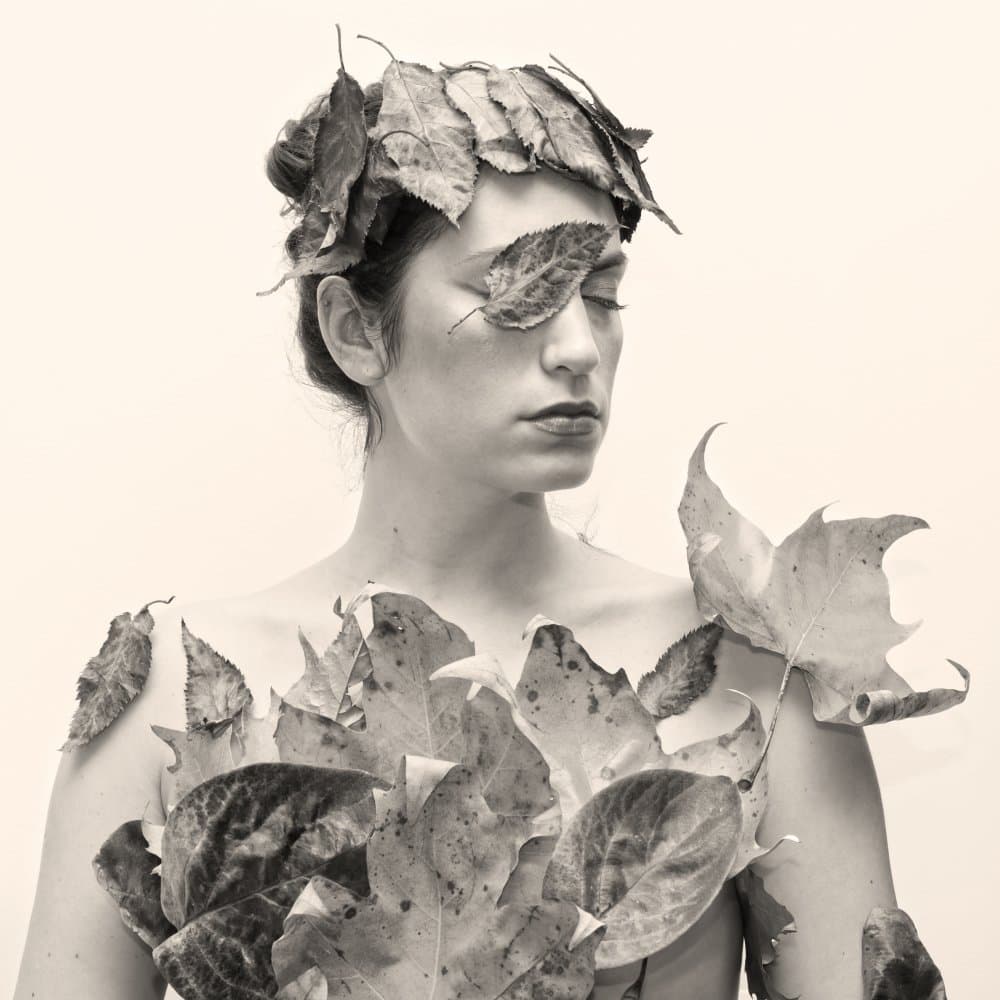 Ethereal Autumn Woman by Caroline Fischer — canvas wall art