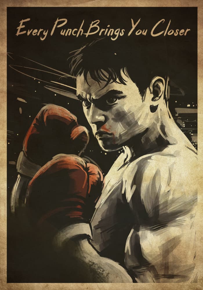 Intense Boxer by Fadil Roze — canvas wall art