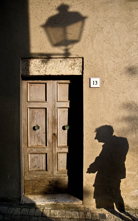 Urban Shadow Play by Francesco Santini — canvas wall art