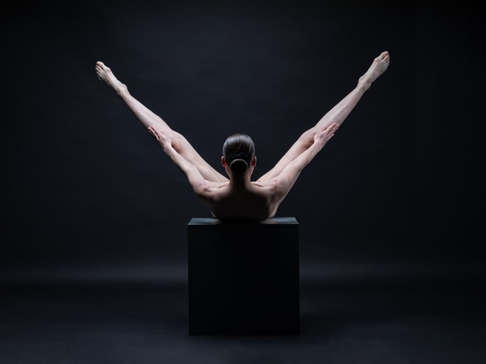 Dancer's Elegant Form by Luc Stalmans — canvas wall art