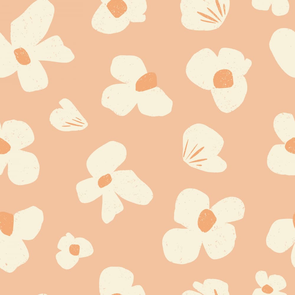 Gentle Floral Pattern by Nikita Jariwala — canvas wall art