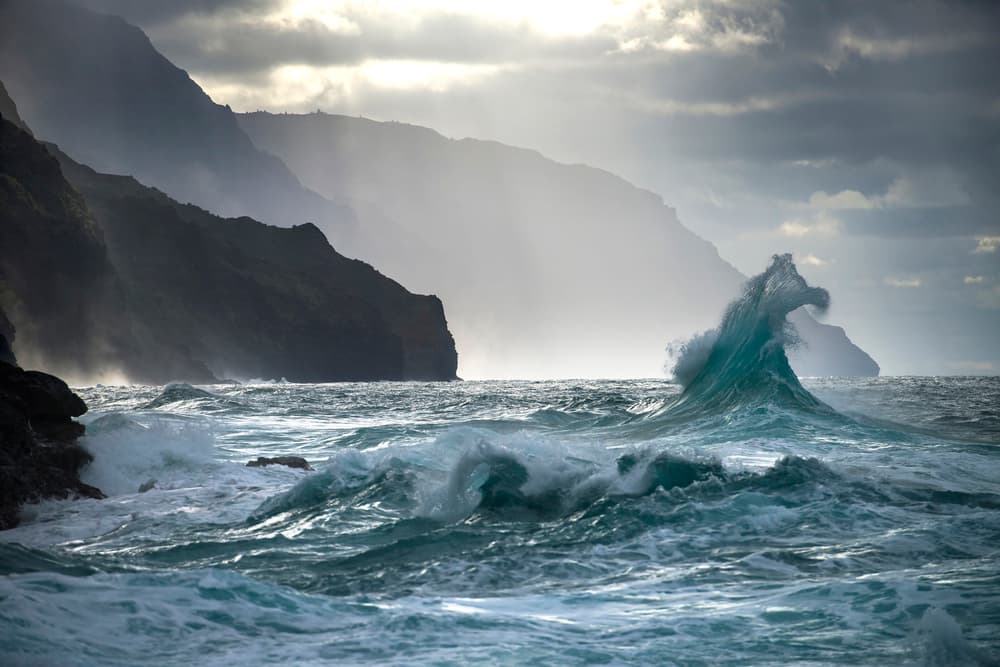 Dramatic Coastal Waves by Ali Rismanchi — canvas wall art