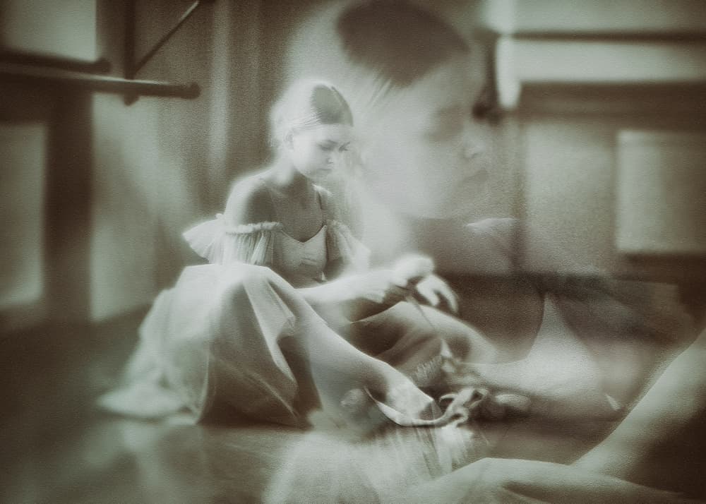 Dreaming Ballerina by Normunds Kaprano — canvas wall art