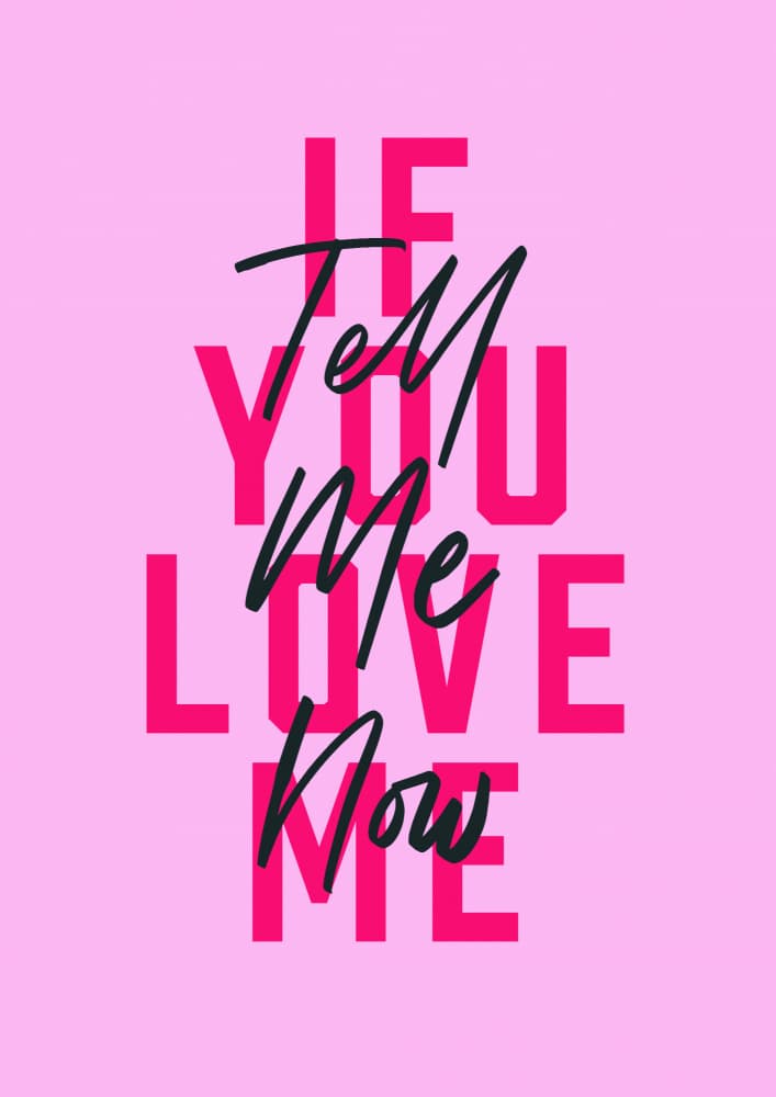 If You Love Me Now by Frankie Kerr-Dineen — canvas wall art