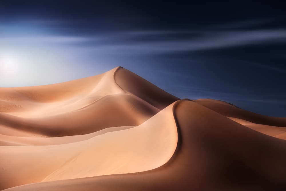 Majestic Desert Dunes by Yuan Cui — canvas wall art