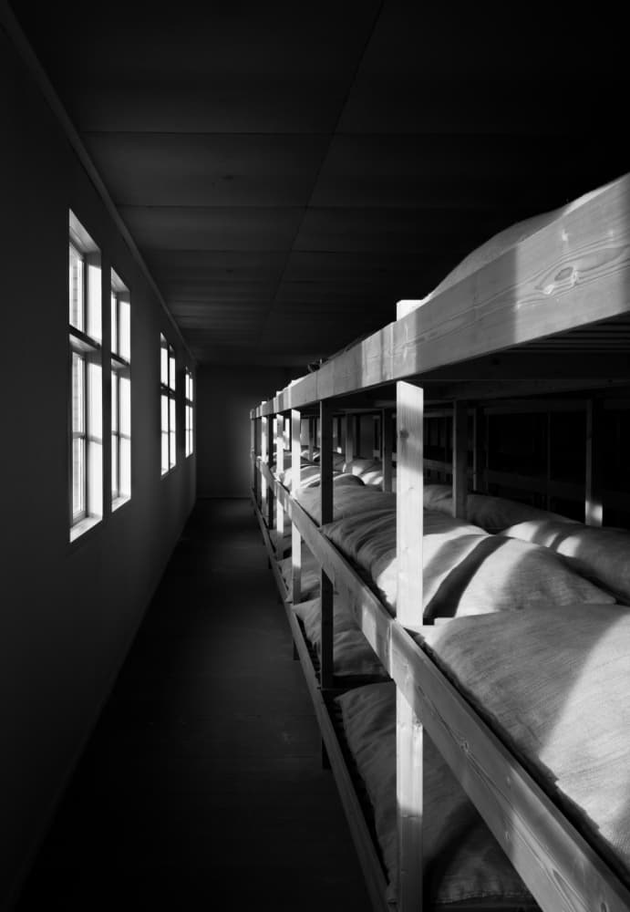Bunk Beds in Sunlight by Jeroen van de Wiel — canvas wall art