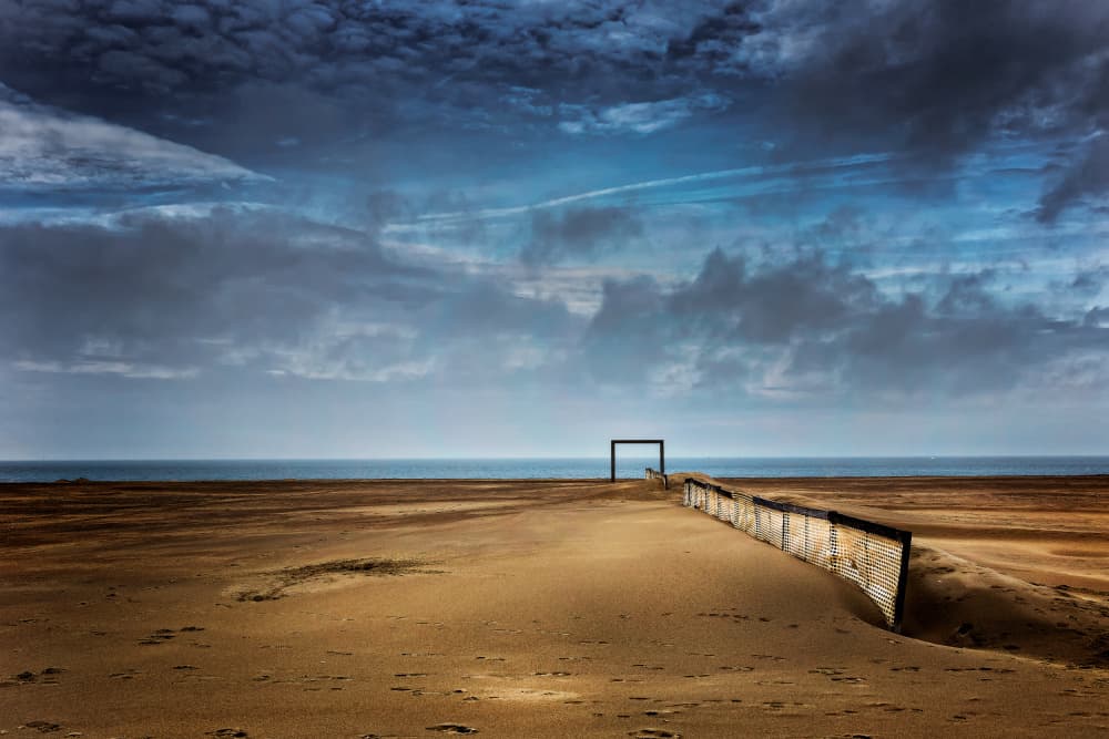 Desolate Coastal Gateway by Eric Mattheyses — canvas wall art