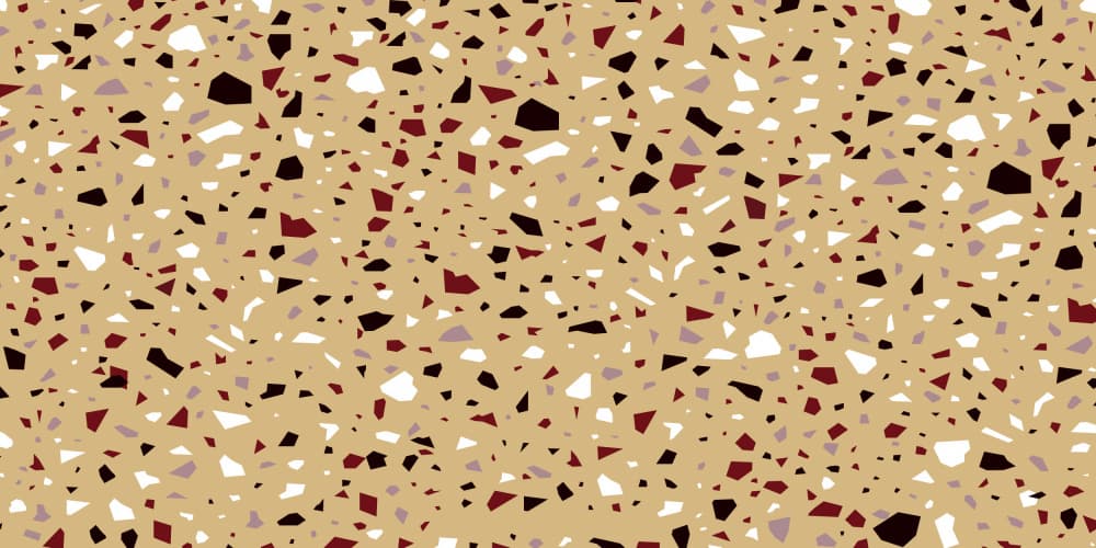 Earthy Terrazzo Pattern by Sue Skellern — canvas wall art