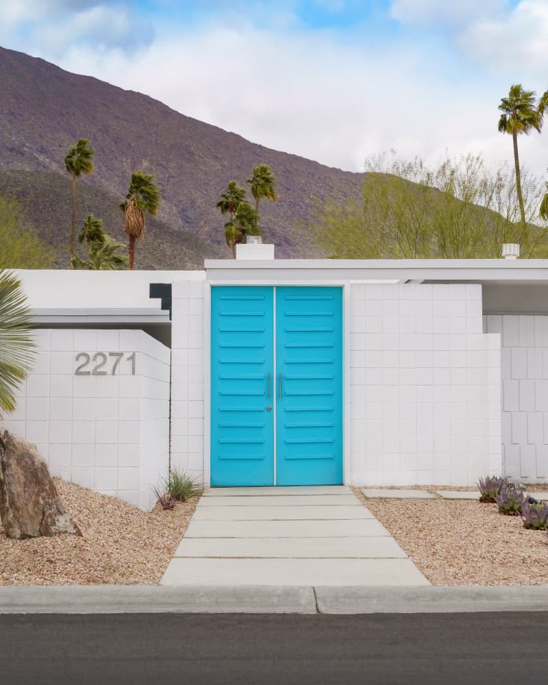 Turquoise Doors by Tom Windeknecht — canvas wall art