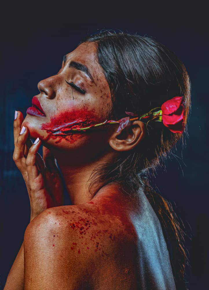 Beauty In Pain by DEBASISH CHATTOPADHYAY — canvas wall art