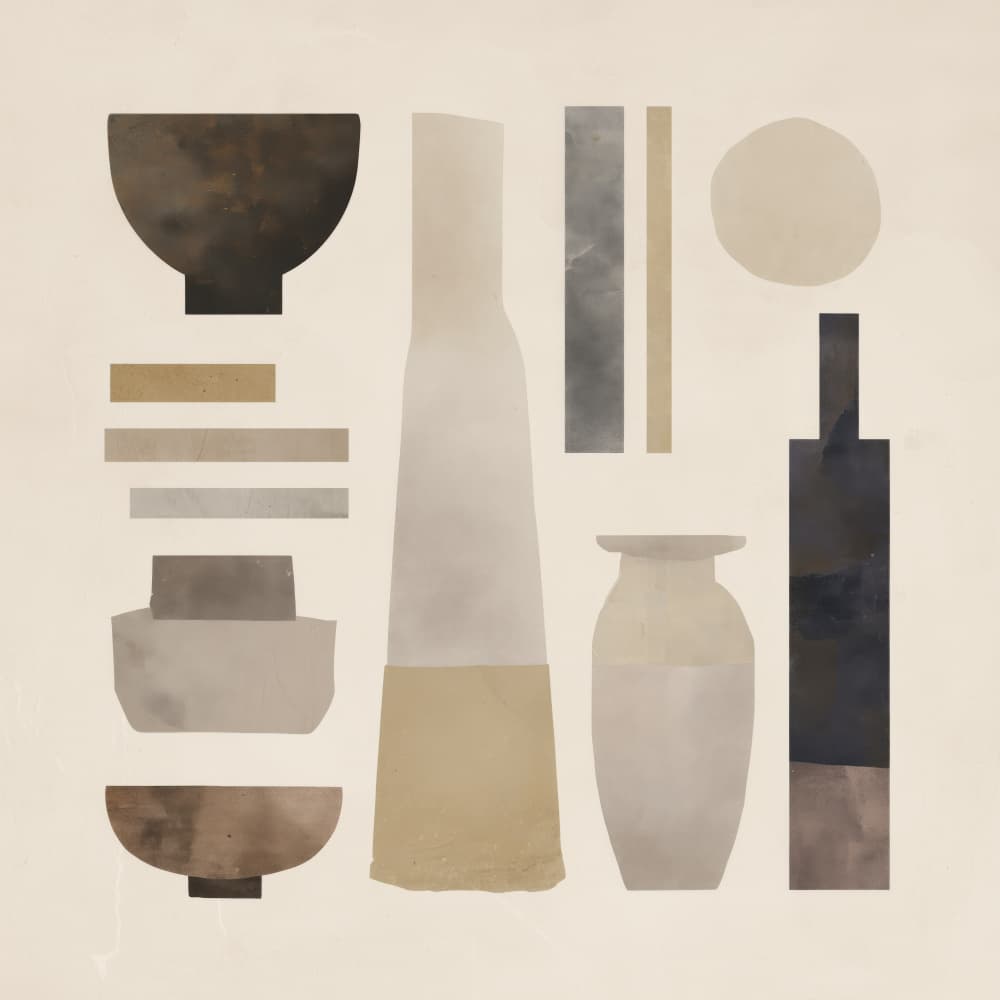 Minimalist Vessel Forms by Imaginative — canvas wall art