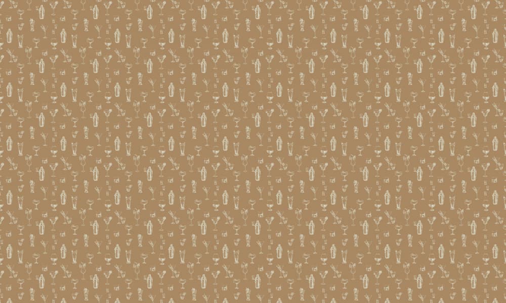 Barware Sketch Pattern by Nikita Jariwala — canvas wall art