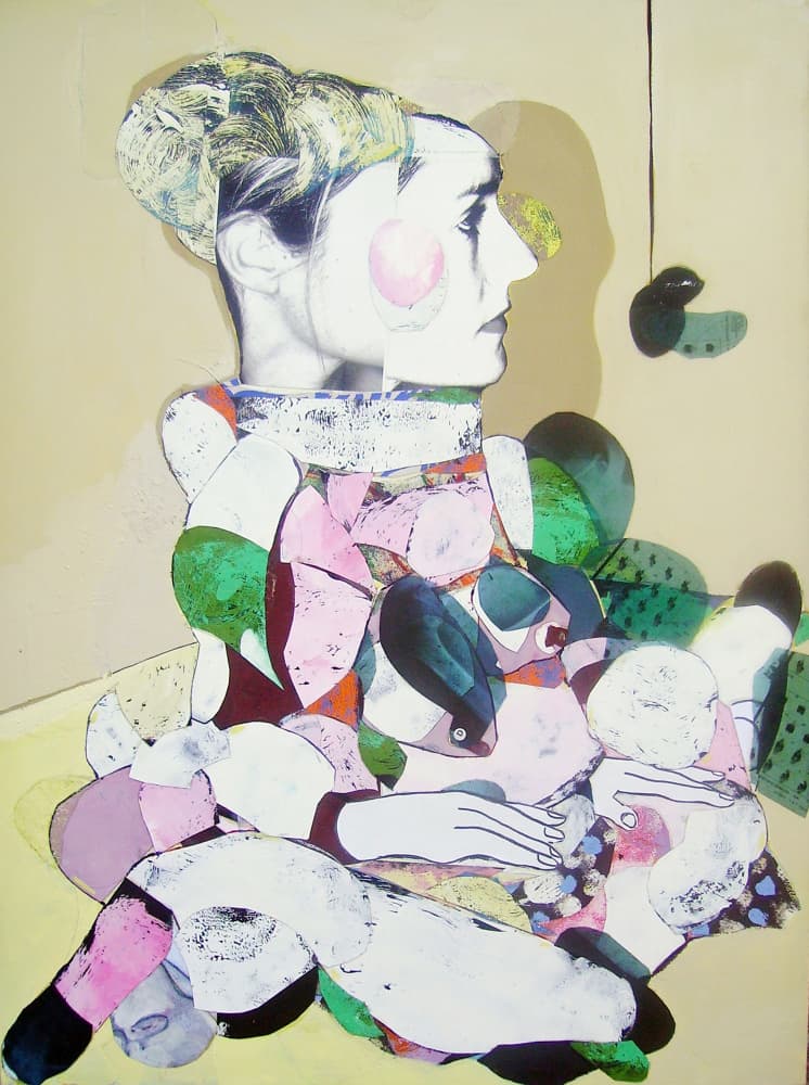 Abstract Woman Portrait by Pascal Marlin — canvas wall art