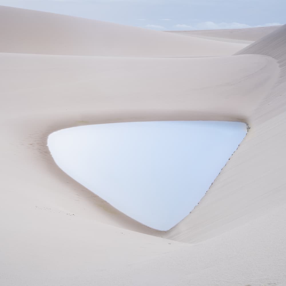 Calm Desert Oasis by Robert Bolton — canvas wall art
