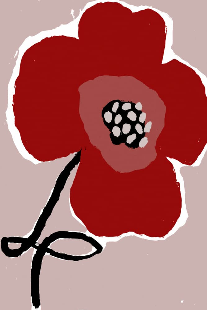 Wildpoppy by Treechild — canvas wall art