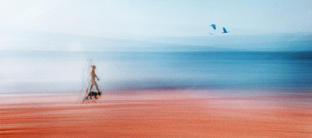 Coastal Walk Dreams by Carmine Chiriacò — canvas wall art